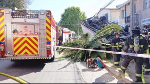 Video muestra volcamiento de camión cerca del cementerio Santa Inés de Viña del Mar: Conductor murió por el accidente