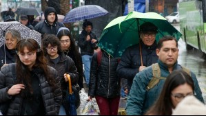 Pronóstico de lluvia: Conoce las zonas en que caerían precipitaciones el lunes 2 de diciembre