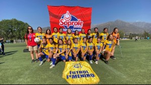 Carampangue se quedó con el título de Fútbol Soprole UC de damas en campeonato organizado por Soprole Deporte Escolar