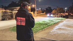 Balacera termina con un fallecido y otra persona en riesgo vital en Estación Central