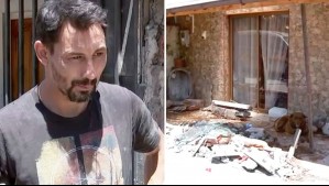 'Lo obligamos a sacar la llave de la máquina': Habla dueño de casa impactada por bus Red en La Pintana