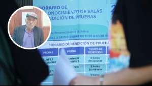 'Cuando rendí la prueba, lloré': Adulto mayor de 75 años dio la PAES y quiere estudiar medicina veterinaria