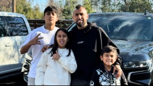 Arturo Vidal da detalles de la relación con sus tres hijos tras volver al país