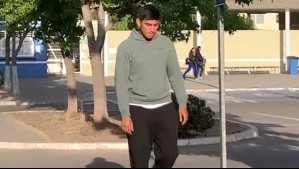 Video muestra cómo fue la salida del jugador Valentín Vidal de la cárcel de Rancagua