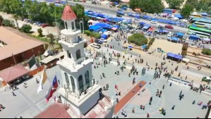 Esta tarde comienza el corte total en la Ruta 68: Miles de feligreses participan de peregrinación al Santuario de Lo Vásquez