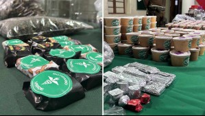 Vendían cuchuflís, helados y alfajores: Dos detenidos por vender alimentos hechos con marihuana en Santiago