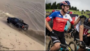 Ciclista Martín Vidaurre recibe duras críticas tras subir video conduciendo una camioneta por las dunas