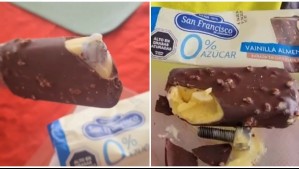 Sernac oficia a empresa Carozzi tras video viral que muestra un tornillo en una paleta de Helados San Francisco