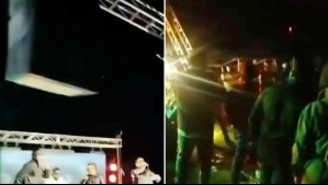 Video muestra caída de escenario durante show de Croni-K en Llanquihue: Dos personas resultaron heridas