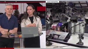 Los focos comenzaron a balancearse: Video muestra cómo se vivió el temblor en las instalaciones de Mega