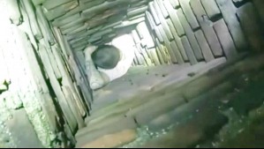 Ladrón quedó atrapado en una chimenea tras huir de la policía: Video muestra su rescate