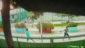 Doble homicidio a primos en Conchalí: Video muestra momento exacto de la balacera