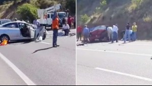 Dos personas mueren tras colisión de alta energía en ruta Los Conquistadores en San Javier
