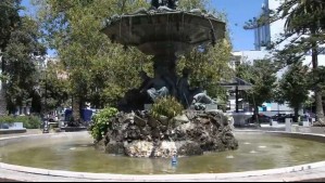 Insólito: Roban piezas patrimoniales desde fuente de agua de la Plaza Victoria de Valparaíso