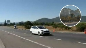 Reabren la Ruta 68 luego de incendio forestal a la altura de Casablanca