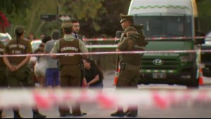 Balacera en La Cisterna deja dos fallecidos y un herido grave: Presunto autor se entregó a Carabineros