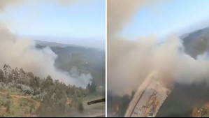 Declaran Alerta Roja en Hualqui por incendio forestal: Senapred solicitó evacuar sectores