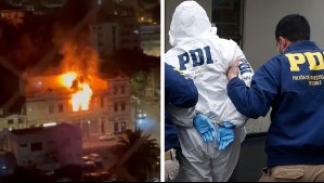 Mujer es detenida por presuntamente iniciar un incendio de forma intencional que dejó un fallecido en Valparaíso