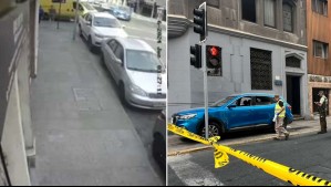Cámara capta colisión en Santiago: Adulta mayor murió atropellada por vehículo que fue proyectado tras choque