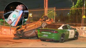 Persecución termina con dos carabineros lesionados y tres menores de edad detenidos en Lo Espejo