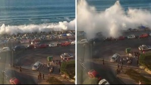 Videos muestran anormales marejadas en Viña del Mar: ¿En qué sectores tendrán mayor intensidad?