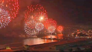 ¡Feliz Año Nuevo 2025!: Revive el show de fuegos artificiales en Viña y Valparaíso