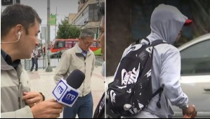 Con fuegos artificiales: Amedrentan en vivo a equipo de Mucho Gusto mientras reporteaba sobre comercio ambulante en Valparaíso