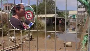 'Se inundó todo, pérdida total': El dramático relato de mujer que perdió su casa tras marejadas en Laguna Verde