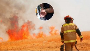 Un detenido por incendio forestal en Talagante: Es un trabajador agrícola que estaba realizando labores de arado