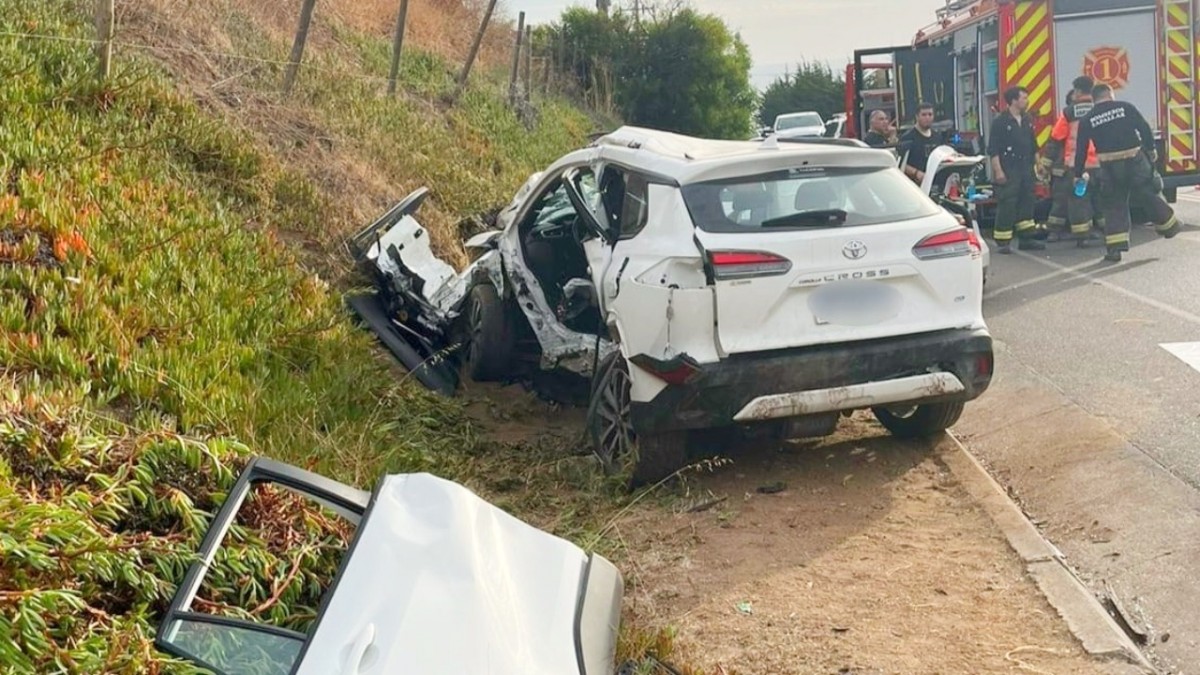 Dos muertos y un herido grave producto de accidente vehicular ocurrido en Zapallar