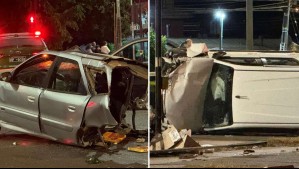 Volcamiento y auto partido en dos: Lo que se sabe del accidente que dejó 11 heridos y un bebé fallecido en Temuco