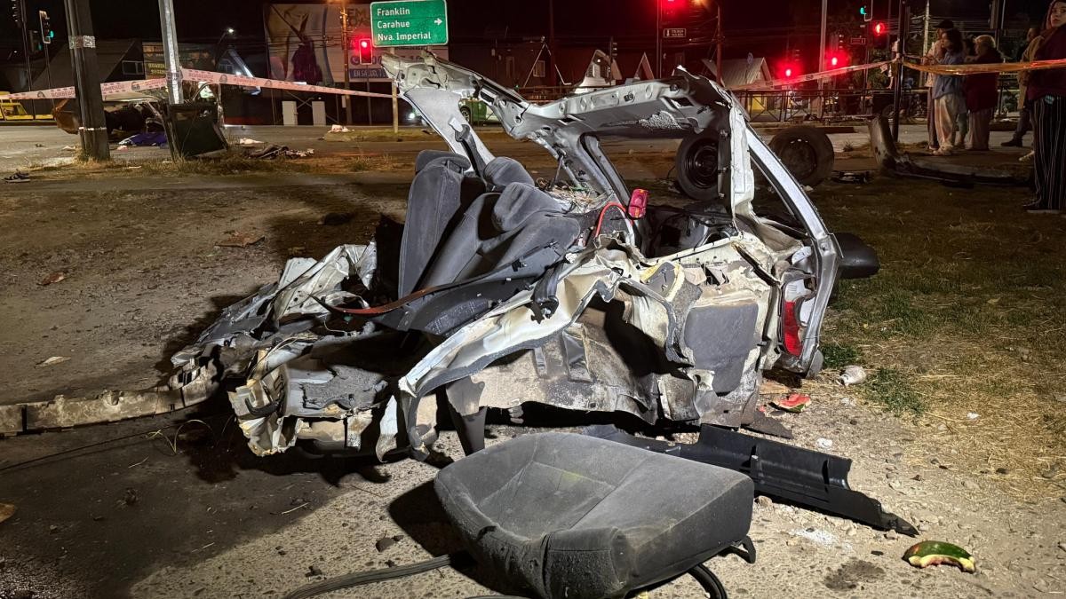 Trágico accidente de alta energía en Temuco deja 11 lesionados y un bebé fallecido