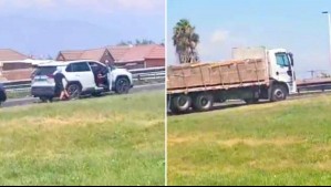 Secuestran a conductor de camión para robar carga avaluada en $65 millones en Maipú