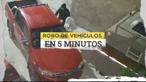 Robo de vehículos 'en 5 minutos': El rápido y silencioso modus operandi que se instaló en Chile