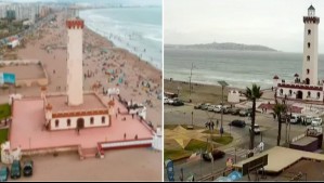 Está desapareciendo: Imágenes muestran el antes y el después de playa de La Serena