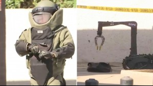 Descartan presencia de bomba en mochila abandonada que provocó evacuación de sucursal de banco en Algarrobo