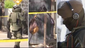 Con robot antibombas y un traje especial: Así fue el procedimiento del GOPE por mochila sospechosa abandonada en Algarrobo
