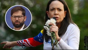 María Corina Machado agradece al Presidente Boric por 'firme posición' para defender democracia en Venezuela