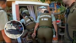 Cámaras de Carabineros muestran operativo tras doble homicidio y ataque a funcionaria policial en Puente Alto