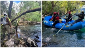 Encuentran cuerpo sin vida en río Futaleufú en medio de búsqueda de estadounidense desaparecido