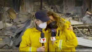 'No lo puedo describir': Periodista latina llora en vivo por riesgo de perder su casa en los incendios en Los Ángeles