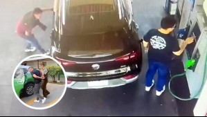 Detienen a 'El Facha': Videos muestran cómo robaba celulares en bencineras a bordo de un auto de lujo