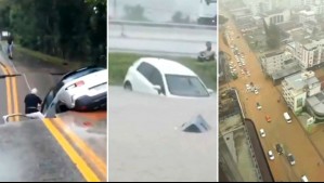 Inundaciones por fuertes lluvias causan estragos en Brasil: En algunas ciudades cayeron 300 milímetros en solo un día