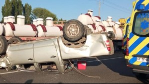 Conductor ebrio chocó a una familia en la Ruta del Itata y provocó la muerte de los padres: Hija de 8 años fue herida de gravedad