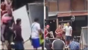 Video muestra a repartidores de delivery agrediendo a chofer de camión en Reñaca: Le robaron dinero y especies