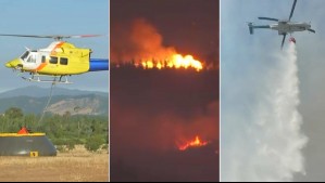 Alerta roja por incendios y altas temperaturas en el Maule: Siniestro amenaza a viviendas en sector La Aldea