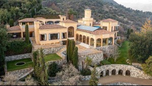 'Espectacular Villa Italiana en Lo Curro': Así es la casa de Leonardo Farkas que está en arriendo