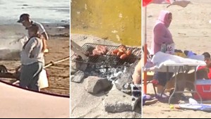 Parrillas, sushi y pollo con puré forman parte del menú: Comercio ambulante sigue tomándose las playas del país