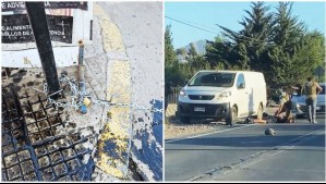 Violento robo a banco en Putaendo: Dejaron miguelitos, derramaron aceite y un carabinero fue alcanzado por proyectil