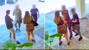 Video muestra violento robo a pareja en frontis de edificio en Providencia: Delincuentes cometieron seis delitos en dos horas